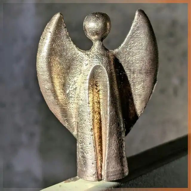 figurine ange en bronze